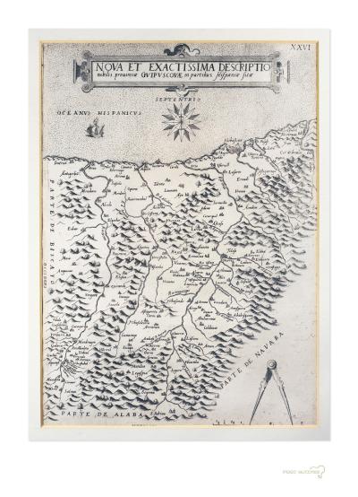 Imago Vasconiae (B_6 El mapa de Gipuzkoa de De Jode)