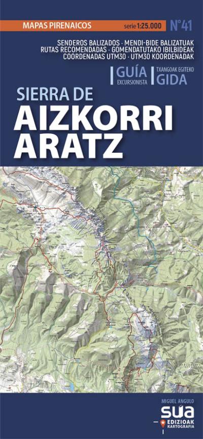 Mapa Sierra de Aizkorri Aratz