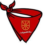 Pañuelo rojo escudo de Nabarra