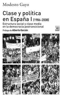 Clase y política en España (1986-2008)